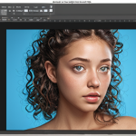 A visual designer upgrading skills by learning new software, design trends, and technologies, showcasing software like Photoshop, Illustrator, and InDesign.